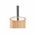 Toilettenbürste DKD Home Decor Bambus (10 x 10 x 36.8 cm)