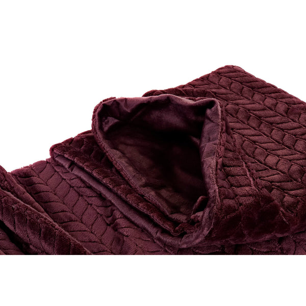 Decke DKD Home Decor Pfeile Violett (130 x 170 x 2 cm)