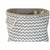 Dekorativer Korb DKD Home Decor Weiß Grau Jute