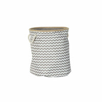Dekorativer Korb DKD Home Decor Weiß Grau Jute