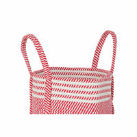 Korb DKD Home Decor Rot Beige Grau Boho 30 x 30 x 34 cm (3 Stück)