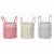 Korb DKD Home Decor Rot Beige Grau Boho 30 x 30 x 34 cm (3 Stück)