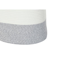 Korbsatz DKD Home Decor Weiß Schwarz Grau Senf (3 Stück)