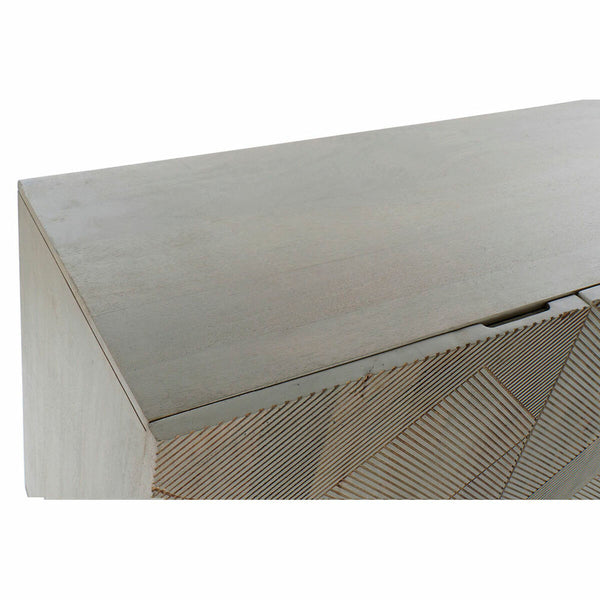 Anrichte DKD Home Decor   Grau Gold Metall Mango-Holz 160 x 45 x 75 cm
