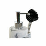 Seifenspender 2 in 1 für Spülbecken DKD Home Decor Harz Edelstahl 12,6 x 11,4 x 18,6 cm