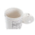 Gefäß DKD Home Decor Weiß Dolomite Zwiebel