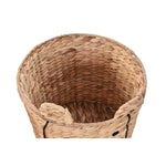 Korb DKD Home Decor Braun Schwarz natürlich Binsen tiere Tropical 35 x 35 x 35 cm (4 Stück)