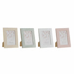 Fotorahmen DKD Home Decor Urban Kristall Beige Rosa Weiß grün PS (14,5 x 2 x 19,5 cm) (4 Stück)