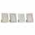 Fotorahmen DKD Home Decor Urban Kristall Beige Rosa Weiß grün PS (14,5 x 2 x 19,5 cm) (4 Stück)