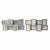 Fotorahmen DKD Home Decor 60 x 3 x 32 cm Kristall Grau Braun Holz MDF Urban (2 Stück)