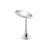 Vergrößerungsspiegel mit LED DKD Home Decor Silberfarben Metall 20 x 11 x 37 cm
