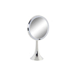 Vergrößerungsspiegel mit LED DKD Home Decor Silberfarben Metall 20 x 11 x 37 cm