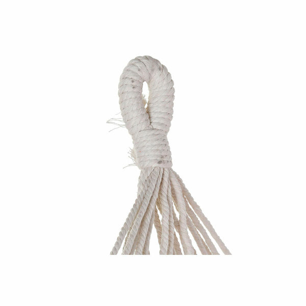 Hängematte DKD Home Decor Orange Polyester Baumwolle Kiefer Randbereich (255 x 80 x 28 cm)