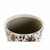 Blumentopf DKD Home Decor Ananas Weiß grün Porcelæn (14 x 14 x 14 cm)