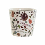 Blumentopf DKD Home Decor Ananas Weiß grün Porcelæn (14 x 14 x 14 cm)