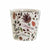 Blumentopf DKD Home Decor Ananas Weiß grün Porcelæn (14 x 14 x 14 cm)