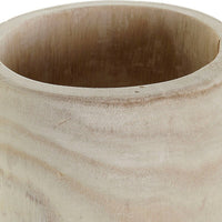 Blumentopf DKD Home Decor Braun Paulonia-Holz (23 x 23 x 56 cm)