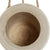 Blumentopf DKD Home Decor Braun Schnur Paulonia-Holz (16 x 16 x 53 cm)