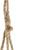 Blumentopf DKD Home Decor Braun Schnur Paulonia-Holz (16 x 16 x 53 cm)