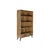 Regal DKD Home Decor Schwarz Metall Dunkelbraun Mango-Holz 100 x 40 x 180 cm
