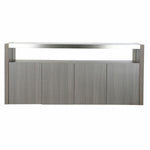 Anrichte DKD Home Decor   Grau Aluminium Kristall Eg Verre trempé 165 x 39 x 76 cm