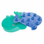 Badematte DKD Home Decor 11,5 x 1 x 10 cm Blau türkis Für Kinder PVC 10 cm (2 Stück)