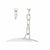 Hängender Gartenstuhl DKD Home Decor 90 x 70 x 110 cm Grau Metall Synthetischer Rattan Weiß