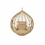 Hängender Gartenstuhl DKD Home Decor 90 x 70 x 110 cm 105 x 75 x 226 cm Beige Metall Braun Synthetischer Rattan