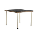 Gartenmöbel DKD Home Decor Weiß Hellbraun 190 x 190 x 70 cm