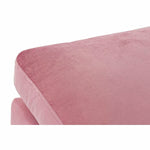 Fußstütze DKD Home Decor Rosa Polyester Moderne (55 x 55 x 30 cm)
