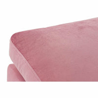 Fußstütze DKD Home Decor Rosa Polyester Moderne (55 x 55 x 30 cm)