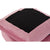 Fußstütze DKD Home Decor Rosa Polyester Moderne (55 x 55 x 30 cm)