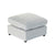 Fußstütze DKD Home Decor Holz Polyester Celeste Moderne (55 x 55 x 35 cm)