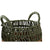 Korb-Set DKD Home Decor grün natürlich Boho 33 x 33 x 40 cm Rattan 4 Kg 2 Stücke