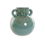 Vase DKD Home Decor aus Keramik grün (13 x 13 x 21 cm)