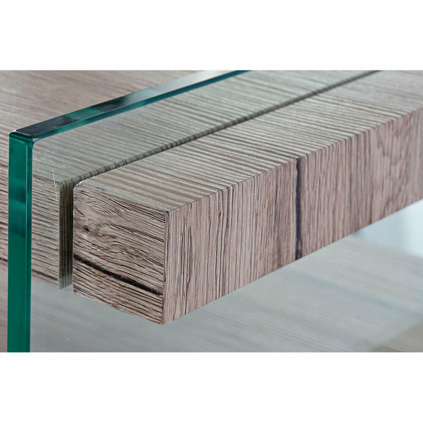 Anrichte DKD Home Decor   natürlich Verre trempé Holz MDF 120 x 44 x 120 cm