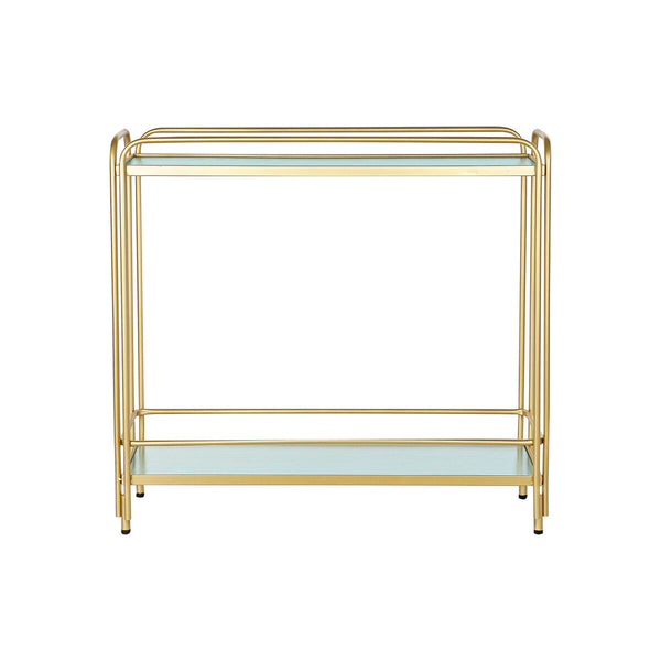 Tevogn DKD Home Decor Gold Metall Kristall 80 x 28 x 81 cm