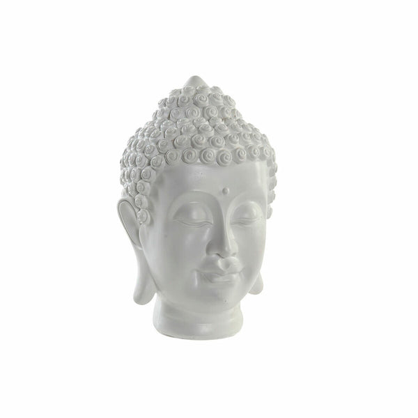 Deko-Figur DKD Home Decor Buddha Weiß Harz (20 x 20 x 30 cm)