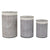 Korbsatz DKD Home Decor Beige Grau Bambus 38 x 38 x 60 cm 3 Stücke