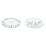 Laterne DKD Home Decor Kristall Bunt Schmetterling (10 x 10 x 1 cm) (2 Stück) (2 unidades)