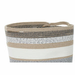 Korb-Set DKD Home Decor Weiß Grau natürlich Jute (2 Stücke)