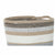 Korb-Set DKD Home Decor Weiß Grau natürlich Jute (2 Stücke)
