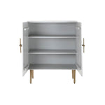 Schrank DKD Home Decor Weiß Gold Eisen Mango-Holz 85 x 45 x 110 cm BAR