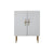 Schrank DKD Home Decor Weiß Gold Eisen Mango-Holz 85 x 45 x 110 cm BAR