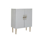 Schrank DKD Home Decor Weiß Gold Eisen Mango-Holz 85 x 45 x 110 cm BAR