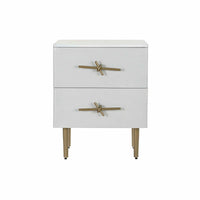 Nachttisch DKD Home Decor Schleife (Restauriert D)