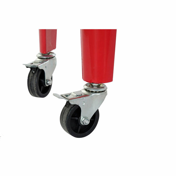 Kühlschrank DKD Home Decor Rot Mit Rädern 74 x 43 x 80 cm Stahl Polypropylen 56 L (74 x 43 x 80 cm)