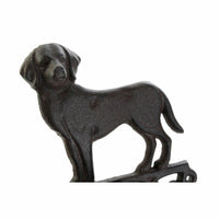 Dekorative Glocke DKD Home Decor Braun Dunkelbraun Schnur Eisen Katze Hund 14 x 15 x 24 cm (2 Stück)