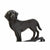 Dekorative Glocke DKD Home Decor Braun Dunkelbraun Schnur Eisen Katze Hund 14 x 15 x 24 cm (2 Stück)