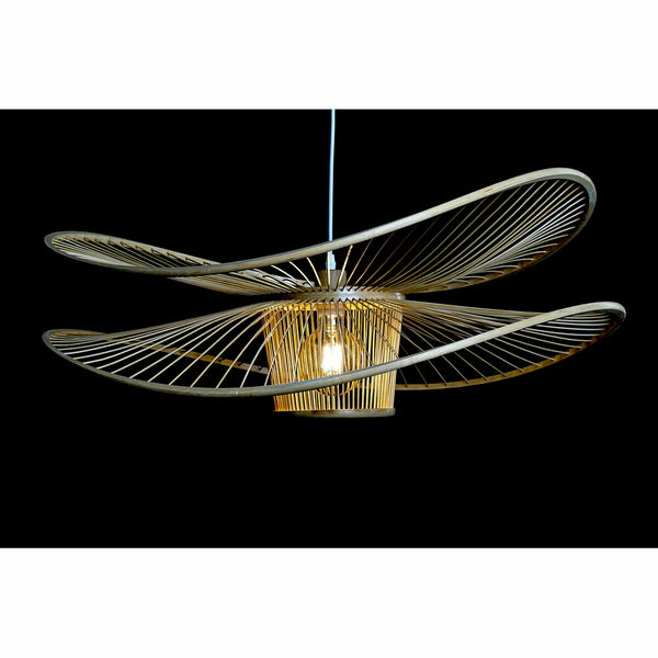 Deckenlampe DKD Home Decor natürlich Bambus 50 W 80 x 80 x 29 cm